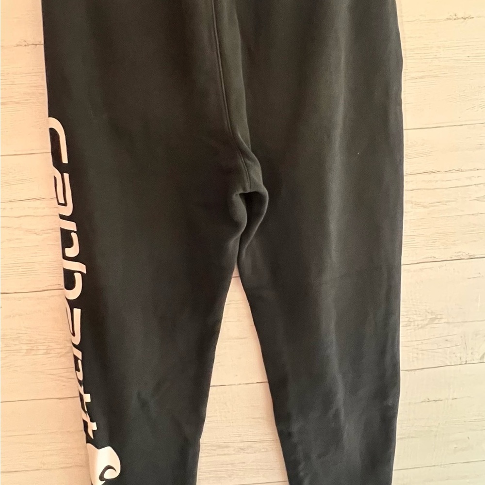Carhartt Boys Logo Fleece Joggers Sweatpants - Black - Size Large (14-16) - EUC - Picture 3 of 14